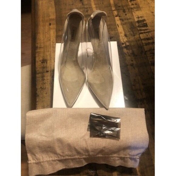 NIB $760 YEEZY SEASON 7 TRANPARENT BOMBA DE PVC TEMPORADA PUMPS SZ US 5 IT 35 - Picture 2 of 14
